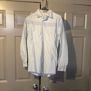 L.L. Bean White Dress Shirt Classic Style